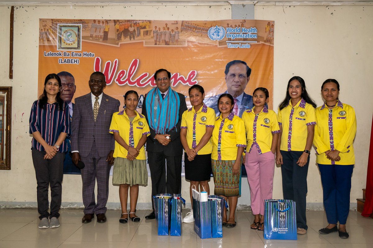 WHO Timor-Leste tweet media