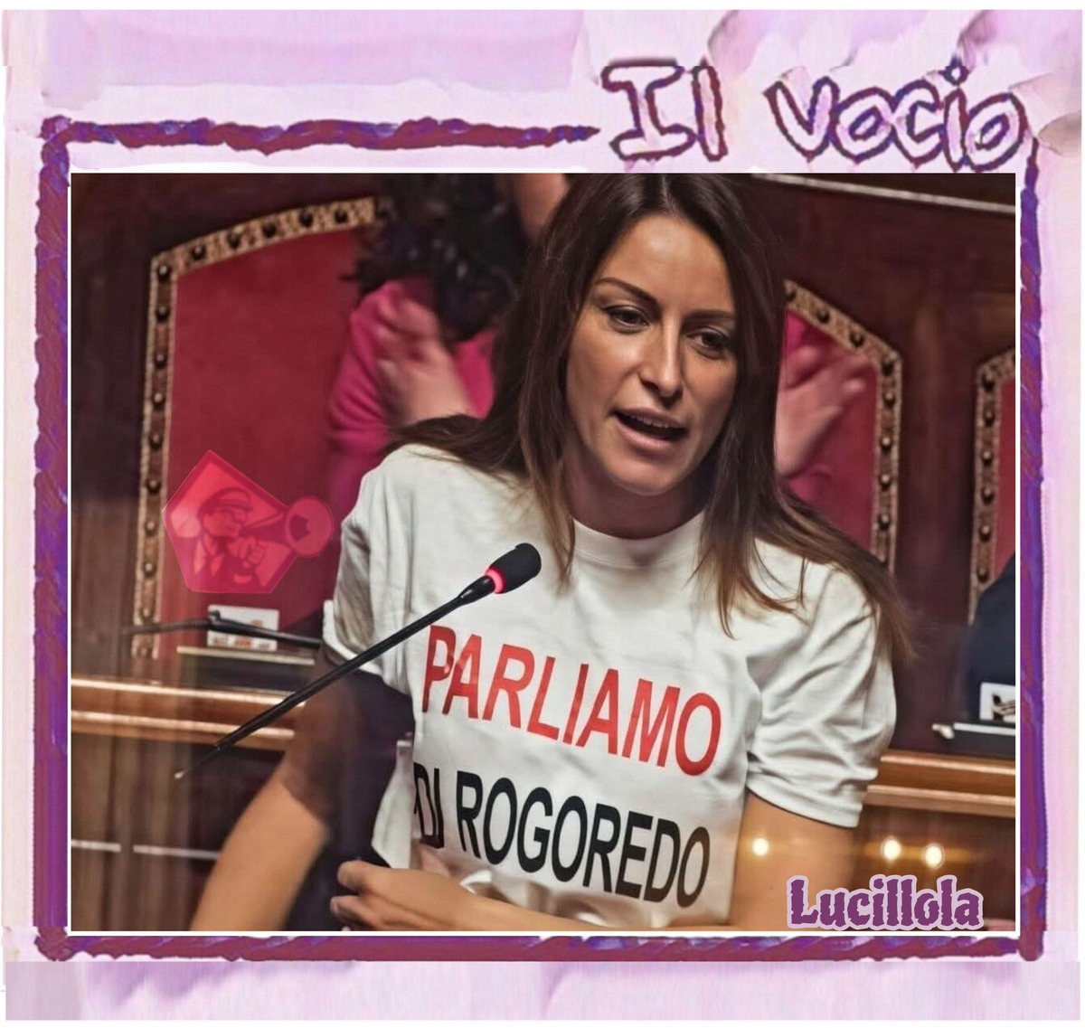 ilvocio's tweet photo. #lucillola #ilvocio #Rogoredo #Lega #Senato #Borgonzoni #Salvini #Fdi #Meloni #Piantedosi #GovernodellaVergogna #26febbraio https://t.co/fSj0m2sB86