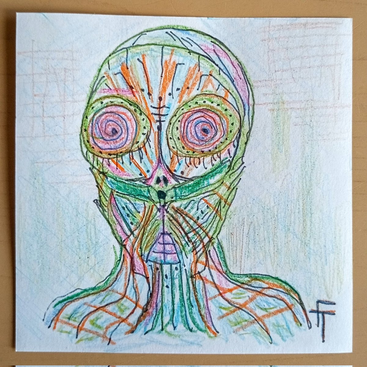 nume_lume's tweet photo. Un'entità di un'altra dimensione
#art #abstract #spiritual #visionary #mystical #esoteric #alien #astral #concept #artbrut #outsiderart #rawart #arte https://t.co/Q18yyyTO0R