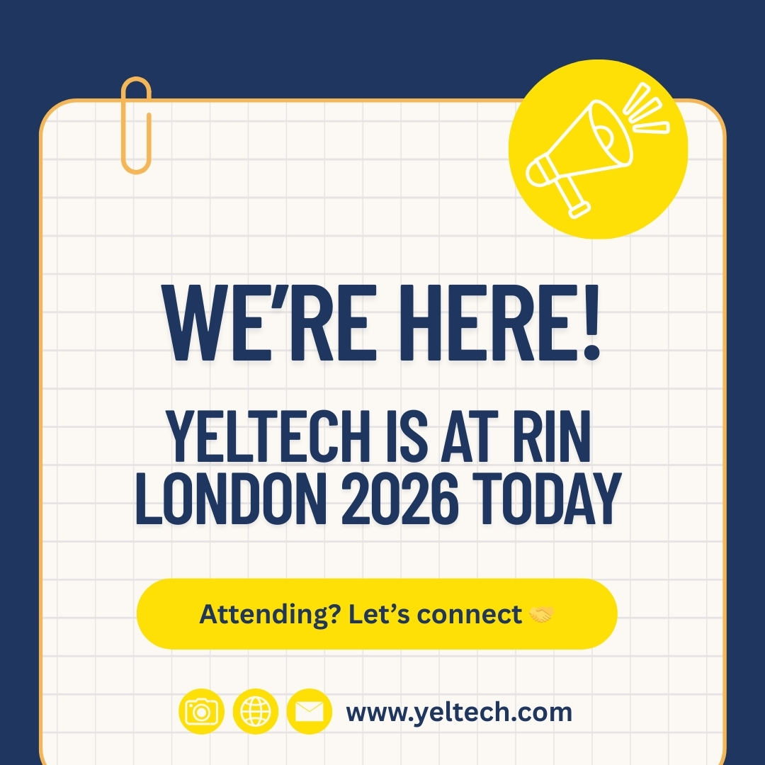 Yeltechltd's tweet photo. Yeltech live at RIN London 2026 🇬🇧

We’re excited to be connecting with rail leaders, partners, and innovators, showcasing our smart monitoring and predictive maintenance solutions built for safer, more reliable infrastructure.

If you’re attending, come and meet the team! https://t.co/gQ3S8xAUhn