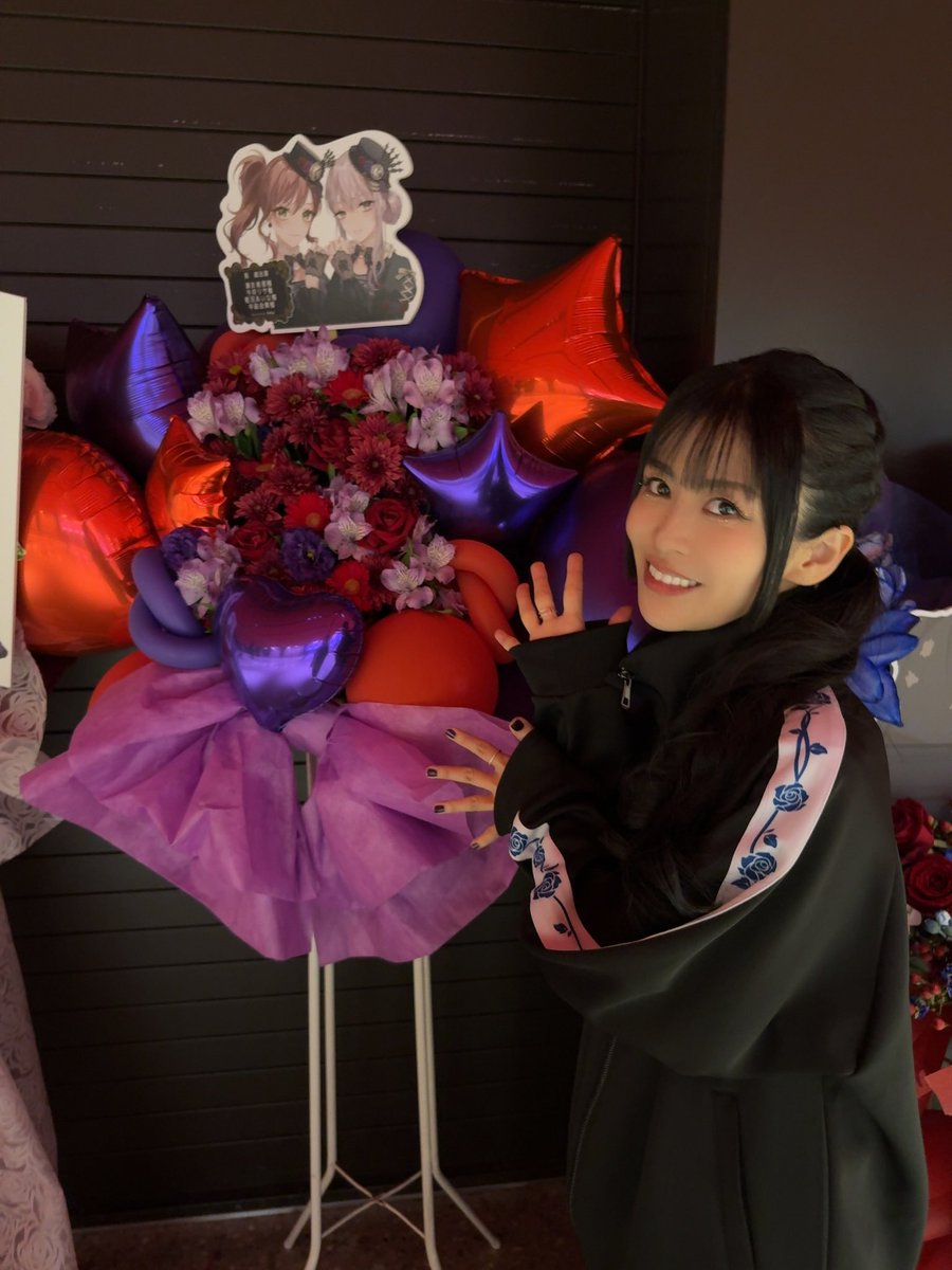 いつも愛のこもった 素敵なお花をありがとうございます💜 #aifl2026