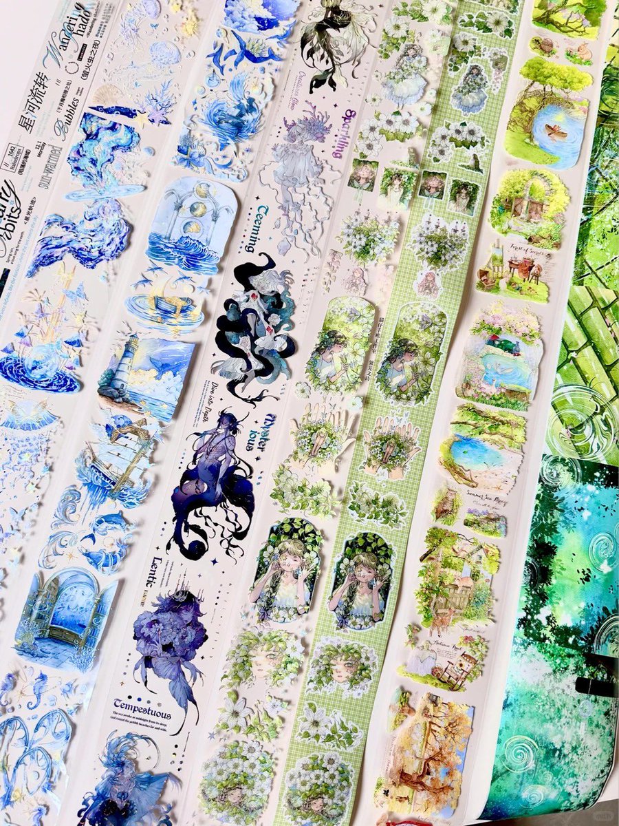 最終!!海外マステ・コラージュ素材他♥大量まとめ売り☆特盛バージョン ＊*＊様