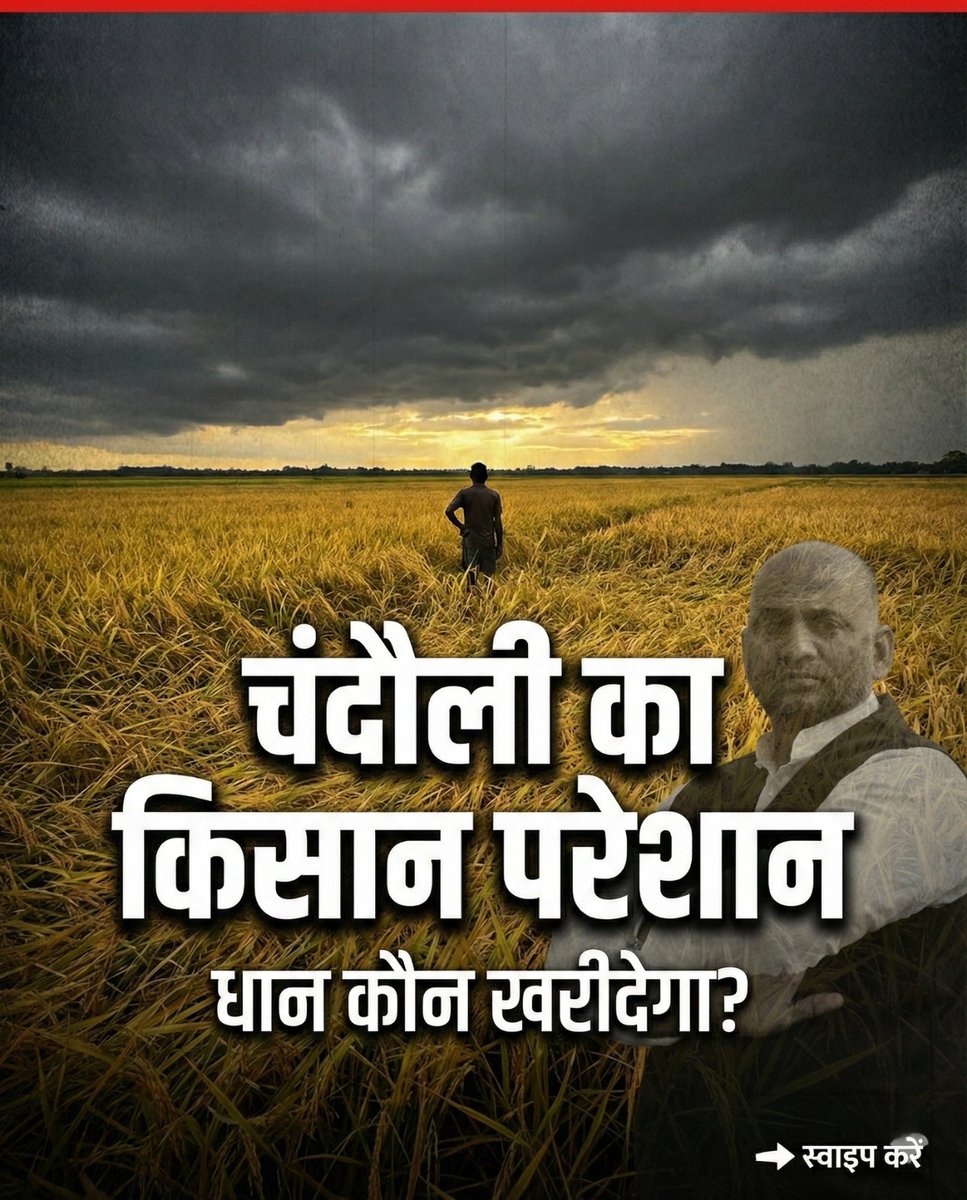 manojksinghmla's tweet image. चंदौली के किसानों की धान की समस्या — और उसका समाधान
15 क्विंटल से कम धान वाले किसान WhatsApp करें: 
9453-949494। आपका धान बिकेगा — यह मनोज की गारंटी है। ➡️ पूरी बात जानने के लिए स्वाइप करें
#ManojKumarSingh #ManojSinghDablu #Chandauli #Saiyadraja #धानखरीद #किसानहित