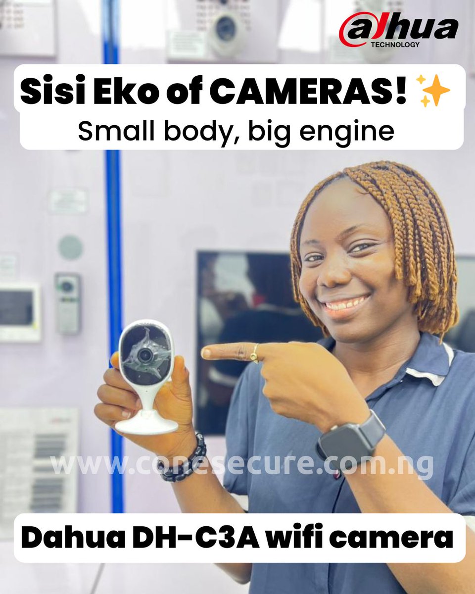 conesecureNG's tweet photo. You can’t be everywhere, but you can see everything that matters.
Monitor your home in real time with the Dahua Nanny Camera
Clear video, two-way audio & night vision.
Send us a DM to secure your home.
#conegroup #conesecure #securitycam #CCTV https://t.co/zpD3g8bfdn