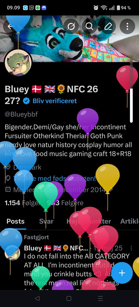 Blueybbf's tweet photo. Ahh attack of the Balloons x3 https://t.co/yc5CChIOGN