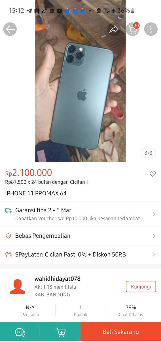 nathanielps_'s tweet photo. Fix nipu ternyata🤣🤣. Saya iseng nanyain liatin bagian detail kamera buat ngerti dia beneran pegang hpnya apa gak, konsisten apa gak warnanya. Setelah dikirimin foto ternyata warna hitam. Beda dengan yg di postingnya wkwkwk. https://t.co/pjAKO0SwcK