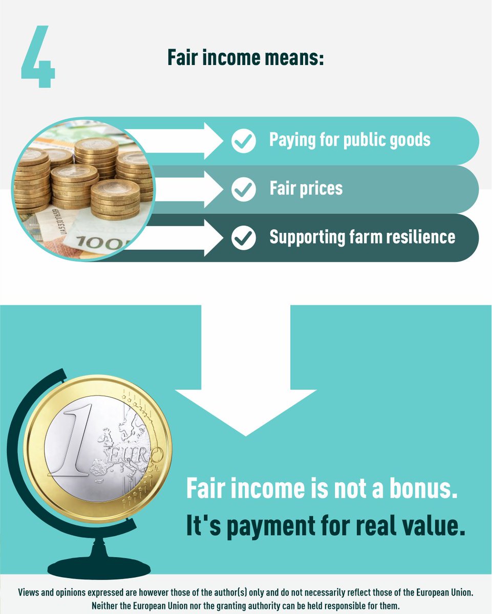 OrganicsEurope's tweet photo. Your food does more than you think. But who gets paid for that extra value?
Healthy soil. Clean water. Biodiversity. Climate resilience
Take a look how the CAP rewards all this and what can be improved.
#FairIncome #OrganicFarmersIncome #OrganicFarming #SustainableFuture @EUAgri https://t.co/KsBra1Fn6s