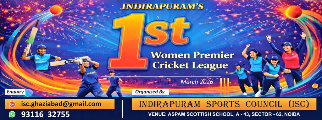 isc_ghaziabad's tweet photo. All are cordially invited 🙏🏏🏆
@NavbharatTimes @timesofindia @htTweets @DainikBhaskar @JagranNews @AmarUjalaNews @punjabkesari 

Best Regards 
@isc_ghaziabad 
isc.ghaziabad@gmail.com 
📲 93116 32755 https://t.co/eHfVPcfXh7