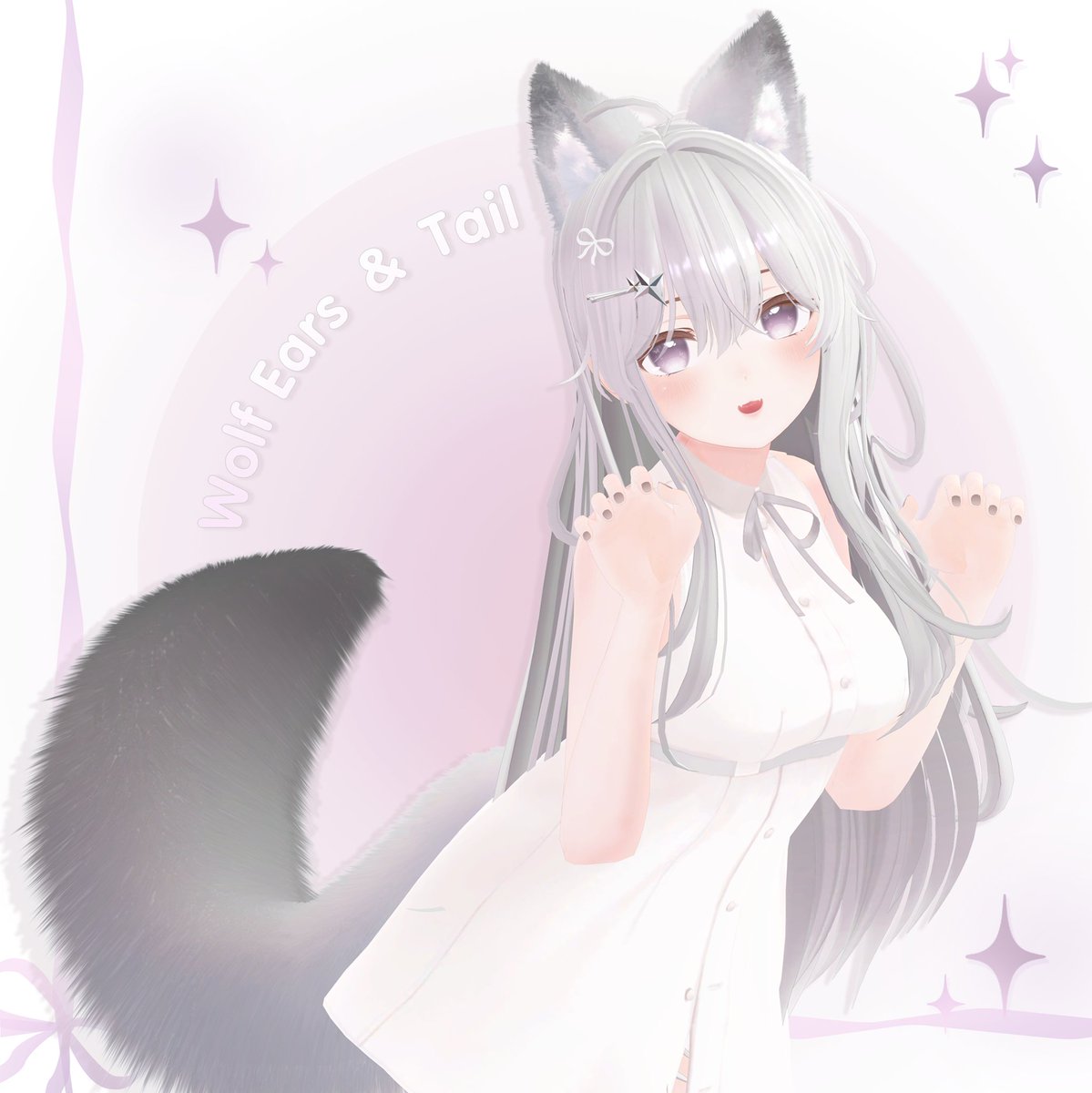 _Nekodango's tweet photo. 🐺‧₊⁺Wolf Ears ＆ Tail 発売記念‧₊⁺ 
URL : https://t.co/nwpCuuOabw
🐺Follow + RTしてくれた方のなかで抽選で3名様に！ 
よろしくお願い致します~ 
期限：2026.3.5pm 5：00 (JST)  当選者にはDMでお知らせします 
 #booth_pm #VRChat https://t.co/TQCh2Cv0Mn