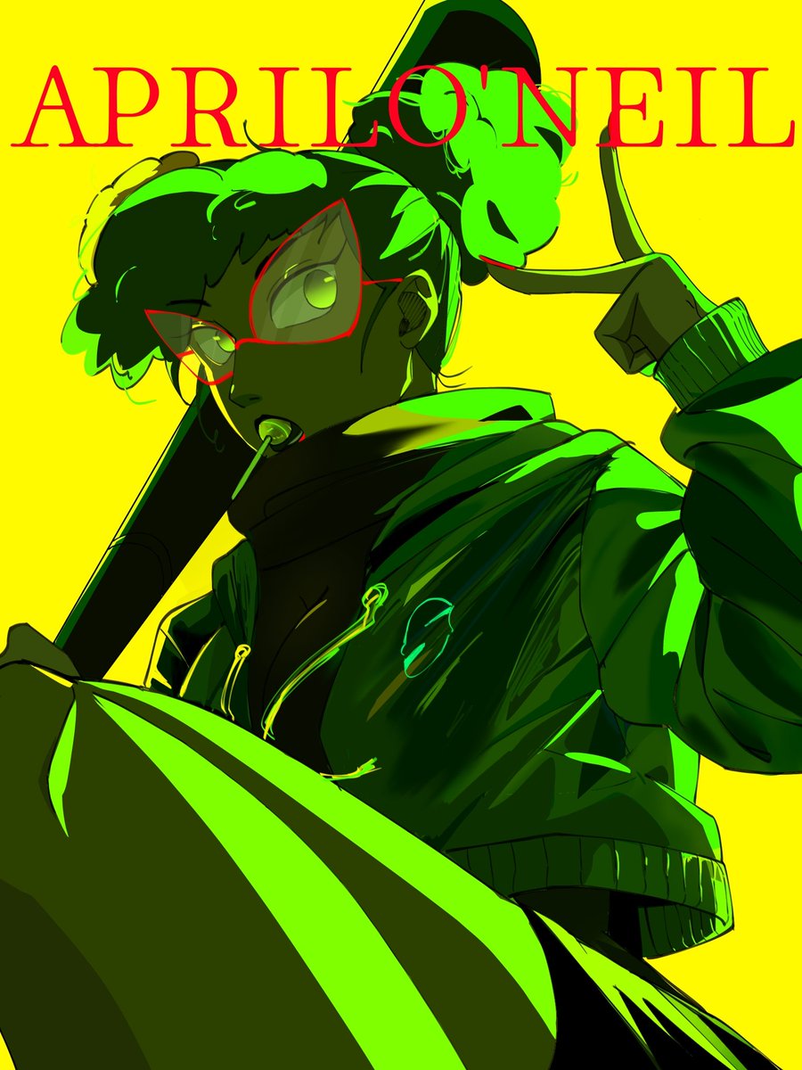 April O’Neil💚
 #Rottmnt #April