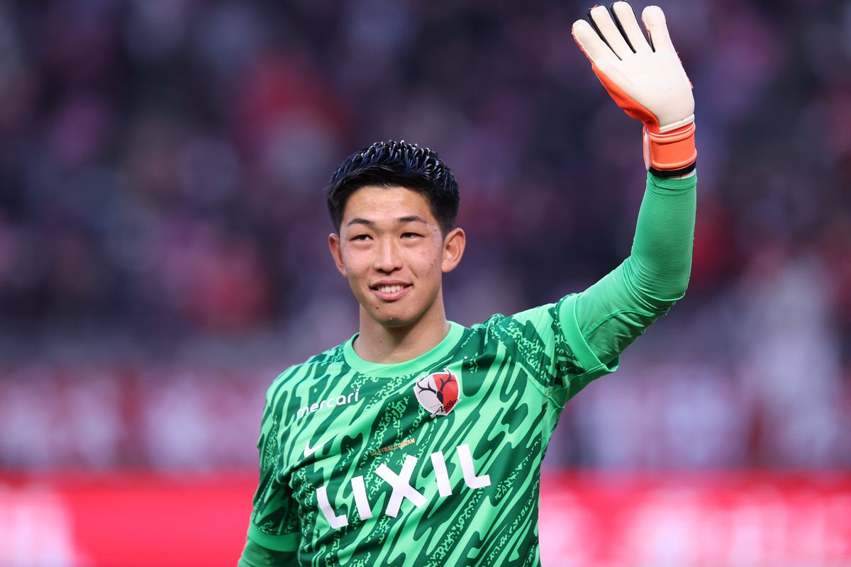 Kashima Antlers' målmand, Yuki Hayakawa, fejrer sin 27-år