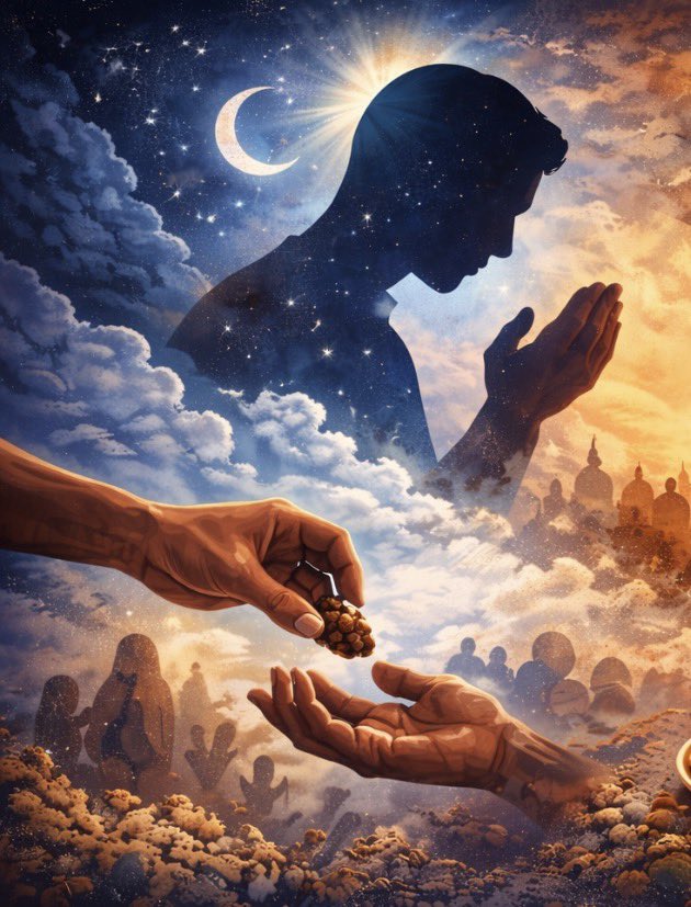 Draljarallah's tweet photo. المحطة السادسة  من سلسلة
«رمضان… التحولات الكبرى»

🛑اقتصاد الصيام

1️⃣ رمضان لا يبدأ من السوق بل من النفس. يغيّر نظرتنا للحاجة، ويعيد تعريف الكفاية، ويكسر منطق الشراهة الذي يدمّر الإنسان والمجتمع

2️⃣ الصيام لا يقلّل الموارد، بل يعيد توجيهها. التكافل في رمضان ليس إحساناً عابراً، بل نظام عدالة اجتماعية نابع من الداخل.

3️⃣ اقتصاد الصيام ليس موسمياً، بل نموذج حياة. كفاية بدل شراهة، وعدالة بدل سباق أعمى، ومعنى بدل تراكم بلا روح.