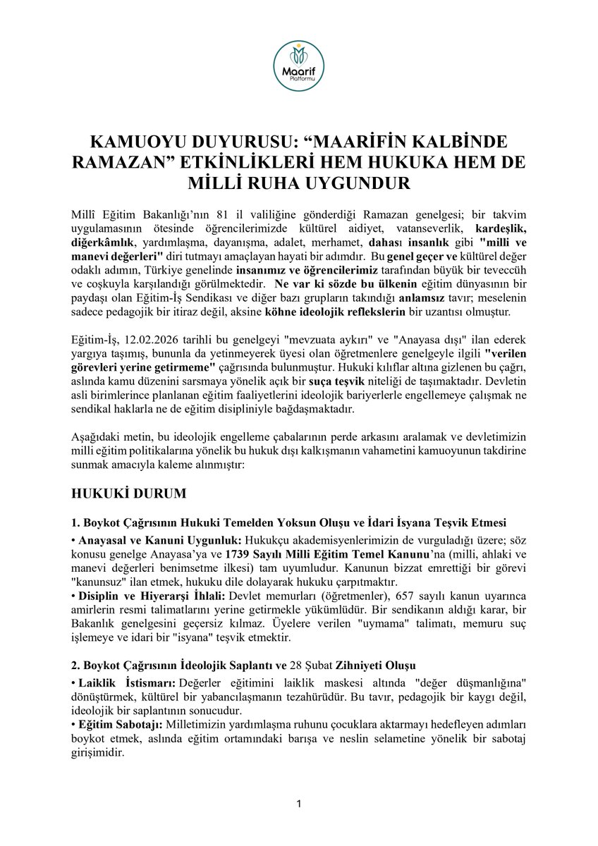 Maarif Platformu tweet media