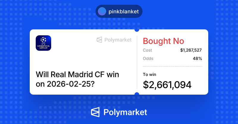 saurav_tweets's tweet photo. the trader who made $1.5m betting on atlético madrid to win was back again yesterday

this time, he switched sides and went against real madrid

he placed a massive $1.3m bet predicting that real madrid would not win

the game was level in the first half, but an 80th-minute goal from vinícius júnior sealed a 2-1 victory for real madrid

and that snapped his winning streak

which match do you think he’s predicting on next?
