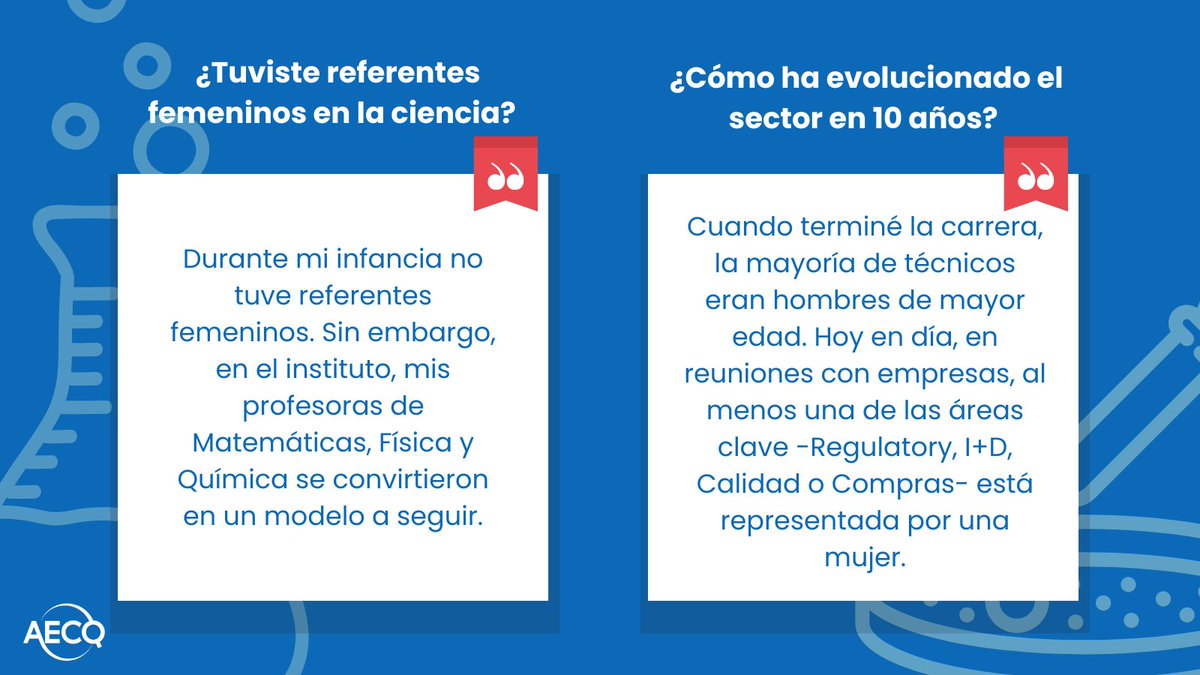 aecquimico's tweet photo. 🗣️ "Que no tenga miedo a preguntar… y siguiendo su curiosidad, encontrará su lugar." Maria Monesma (Sales Manager, Eigenmann & Veronelli) nos habla del papel de la mujer en el sector químico en la entrevista del Día de la Mujer y la Niña en la Química.

Lee la entrevista completa en nuestra página web.