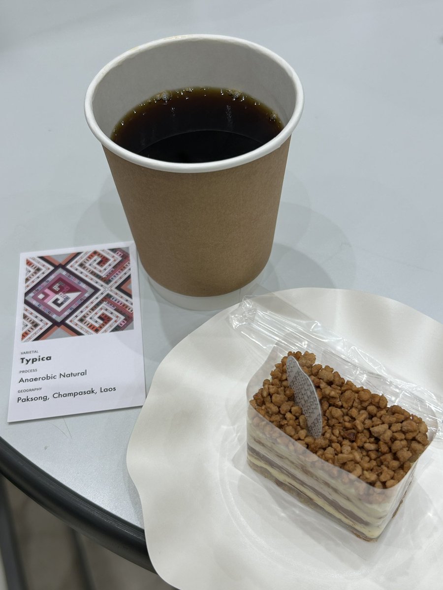 コーヒーペアリングもした@大丸神戸店