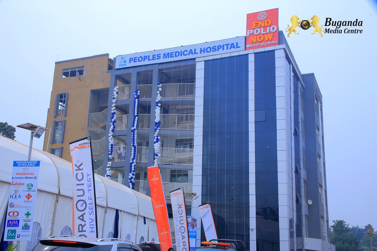 cpmayiga's tweet photo. Leero nkedde Gayaza mu Kyaddondo, okuggulawo eddwaliro Peoples Medical Hospital eryazimbiddwa Dr. Frank Ndugga, musajja wa Kabaka era y'akulira ekitongole ky'ebyobulamu mu Kyaddondo.

Omulimu gwe yatadde mu kifo kino mulungi ddala guwa essuubi ery'empeereza z'obujjanjabi ennungi. https://t.co/piILOTtLIX