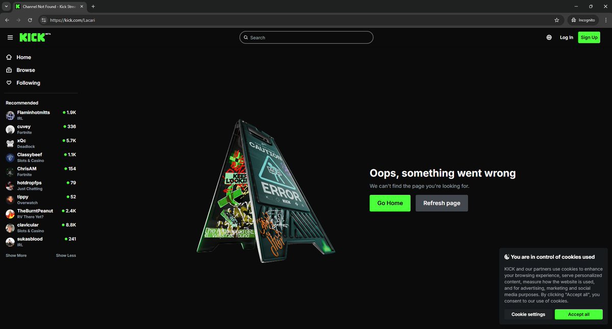 Lacari has been Unbanned from <a href="/Twitch/">Twitch</a> but is still perm-banned on <a href="/kick/">KICK</a> 

Shines a light on what Twitch's main intentions are focused on..💰