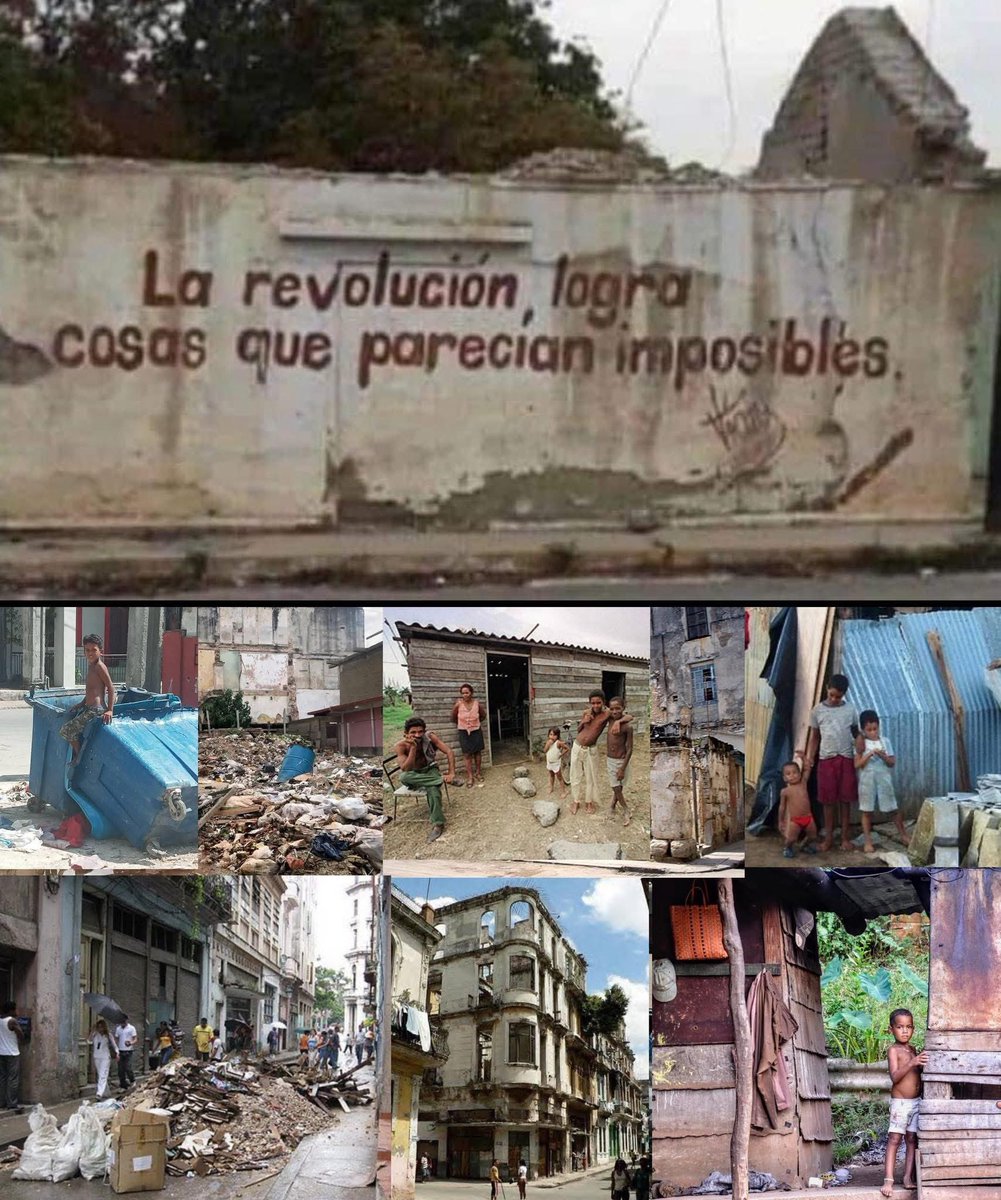 ¿No será esta la única verdad que han dicho en casi 70 años?

Parecía imposible empobrecer y destruirlo todo, y lo lograron.