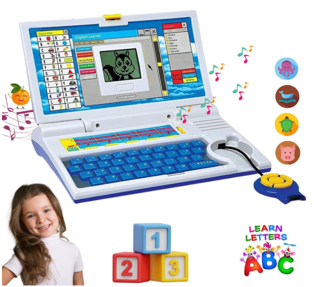 GrabOnIn's tweet image. 💻👧 Educational Laptop for Kids @ just ₹799 😍✨
Fun learning, early skills &amp;amp; screen time that actually teaches 📚🎉
Perfect gift for curious little minds

👉 Grab it now:  amzn.to/4kTT9X7

#DealAlert #KidsLearning #EducationalToys #SmartKids #BudgetBuy