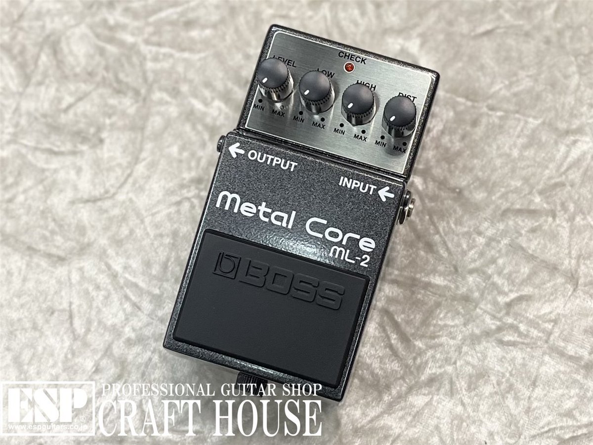 入荷情報】 BOSS ML-2 / Metal Core 激しいディストーションペダルで
