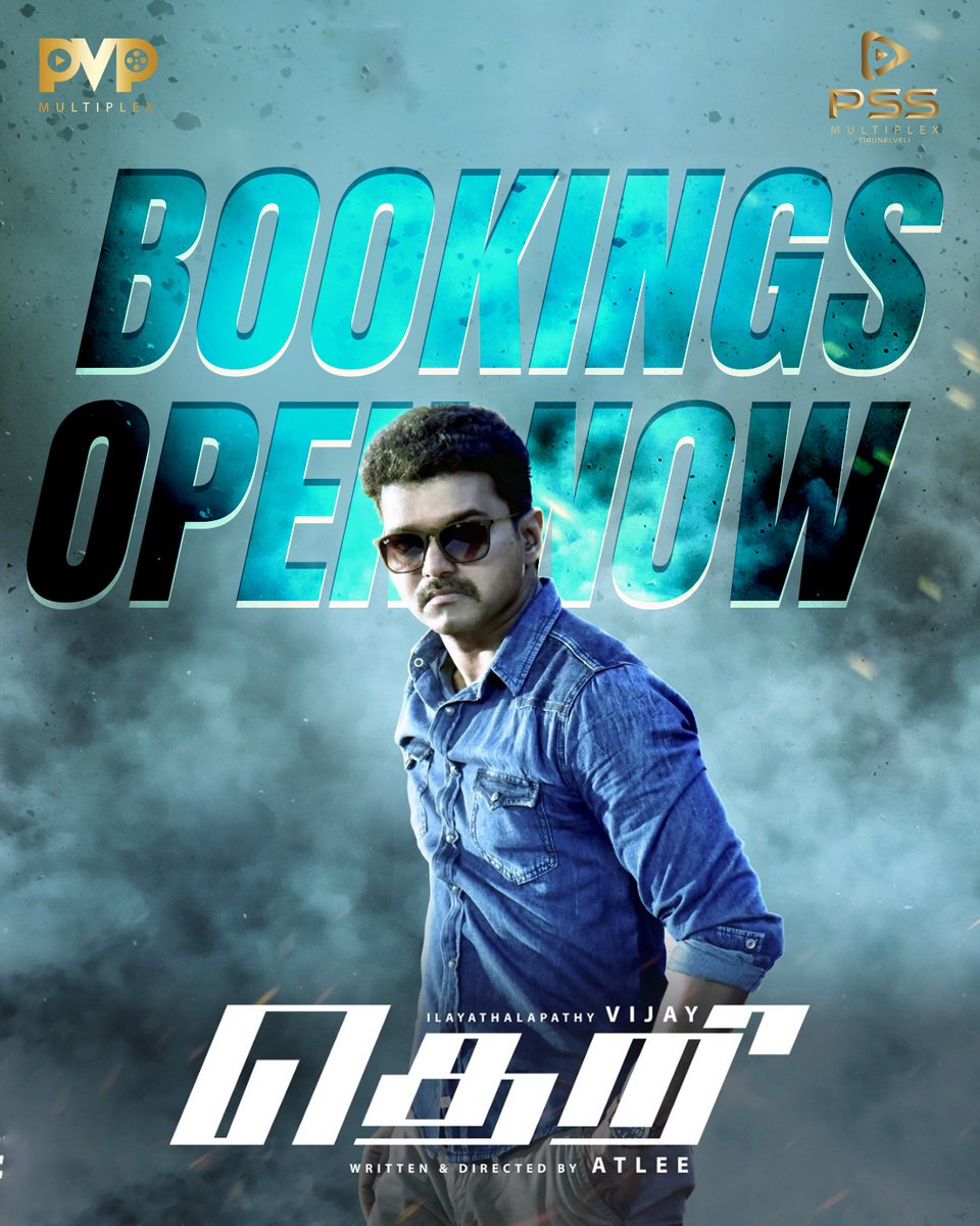 pvpmultiplex's tweet photo. #Theri from tomorrow at PSS &amp; PVP Multiplex. Book your tickets now at the box office and online.
#thalapathyvijay #samantha #atlee #gvprakash #fromtomorrow https://t.co/qbYB6mGn6x