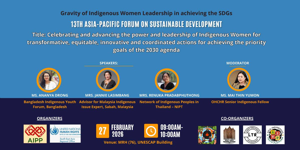 Asia Indigenous Peoples Pact (AIPP) tweet media