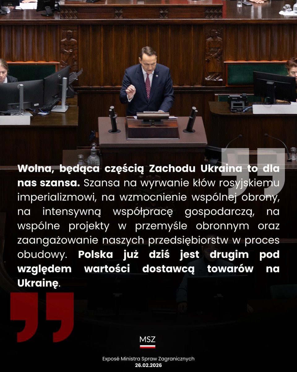 Ministerstwo Spraw Zagranicznych RP 🇵🇱 tweet media