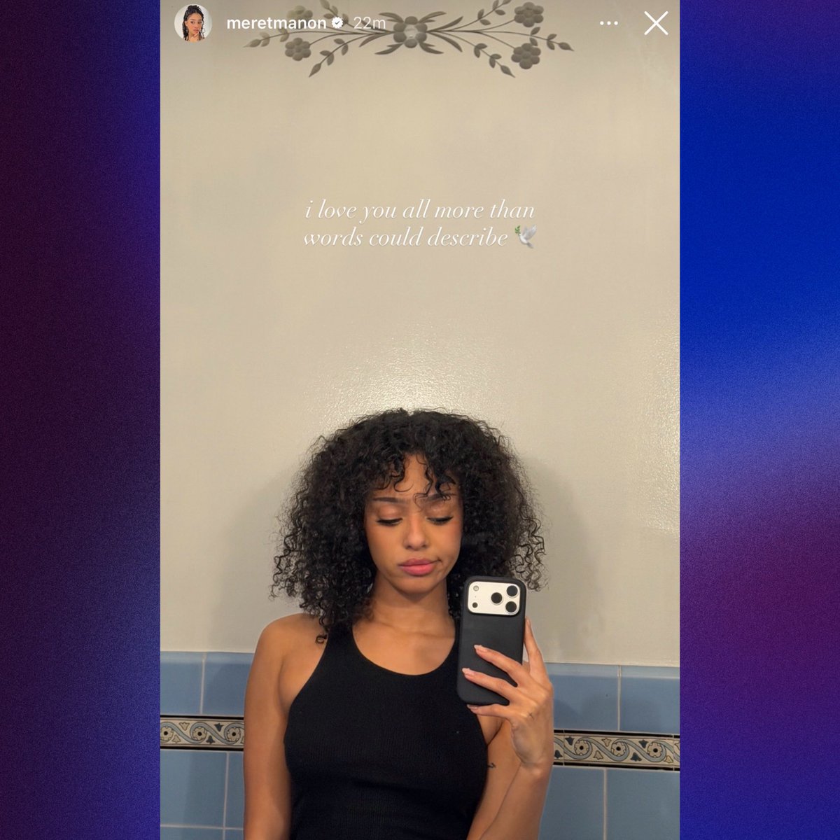 PopBase's tweet image. Manon shares message to supporters in new Instagram story:

“i love you all more than words could describe 🕊️”