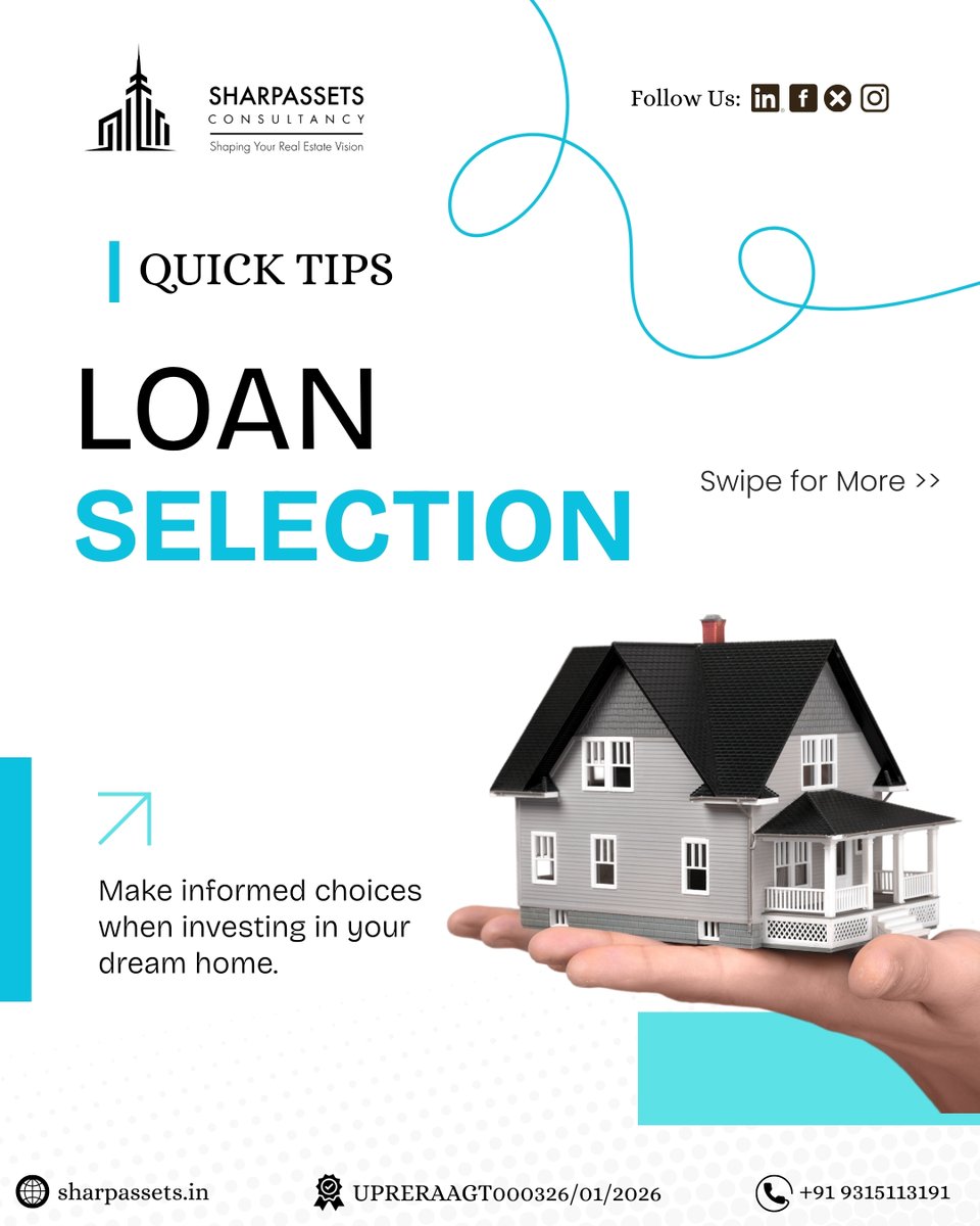 sharpassetsin's tweet photo. 📄💼 Choose the right home loan before you buy!

Compare rates, plan tenure &amp; keep EMIs affordable.
Invest smart. Stay stress-free. 🏡

🌐 https://t.co/VZ6dxlgkFm
📞 +91 93151 13191

#HomeLoanTips #SmartInvestment #EMIPlanning #RealEstateIndia #SharpAssets https://t.co/HuyfWZTR6N