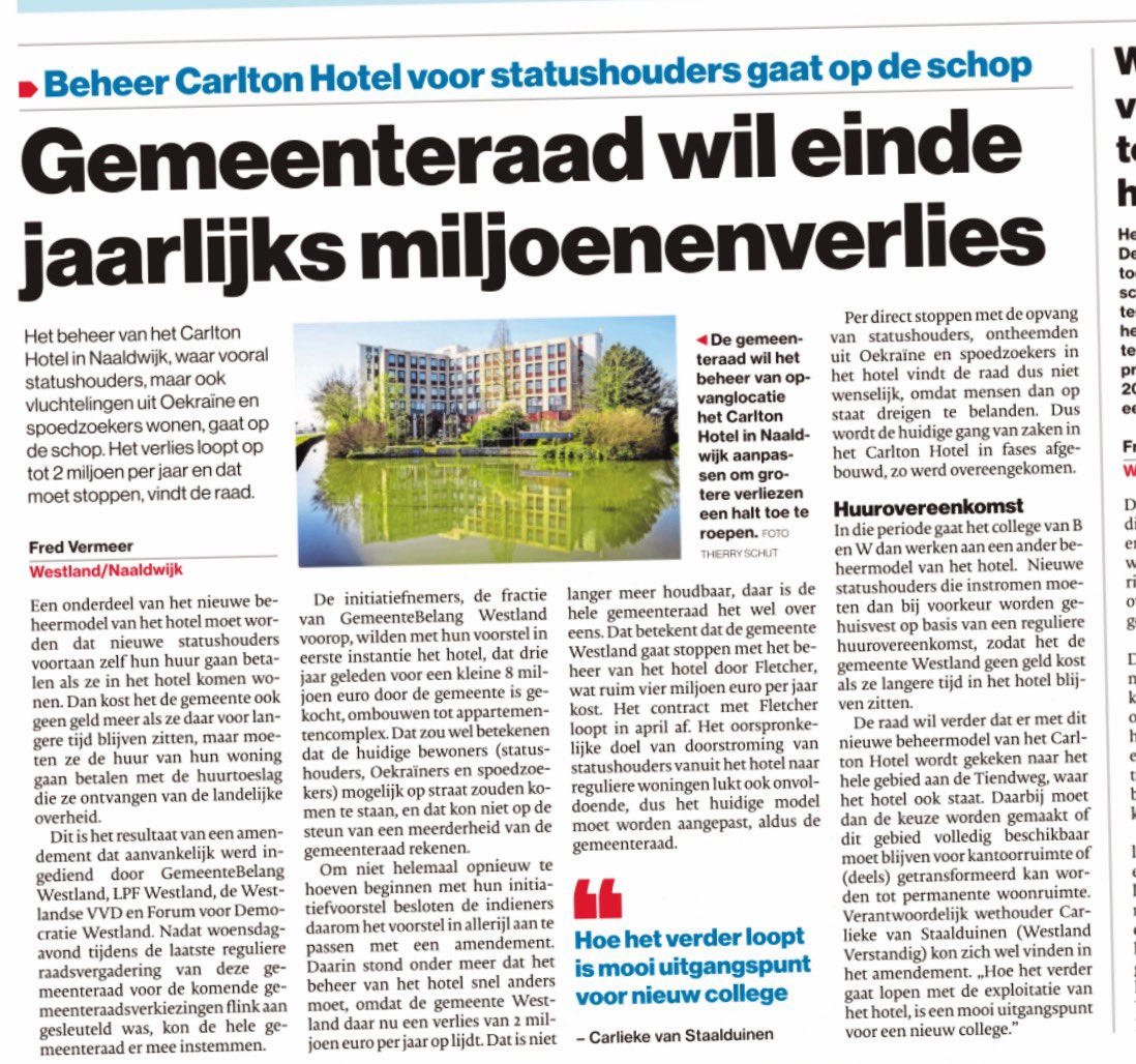 GBW l GemeenteBelang Westland tweet media