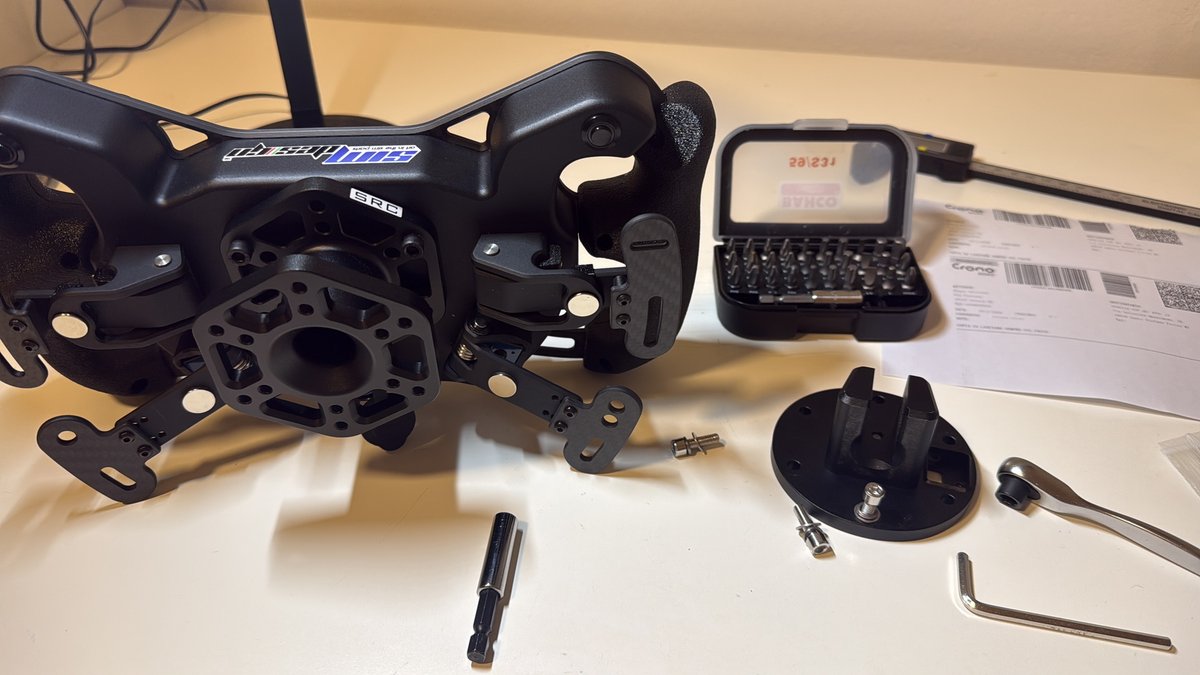 simracingcoach's tweet photo. Fotos de nuestro cliente Renzo desde Italia con su nuevo Spacer Aluminium 50mm para su setup.

Y aquí su canal de Youtube:

https://t.co/cmdXk6c1o3

#simracing #Simracingcoach https://t.co/srYfvIKcNo