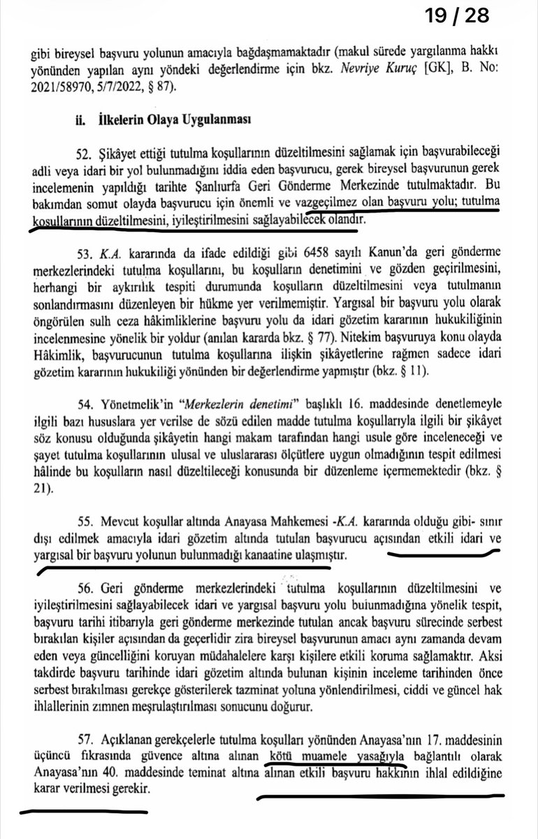 kaya_kartal's tweet photo. Umarım AYM üyeleri hakkında, “Halkı Yanıltıcı Bilgiyi Alenen Yayma” suçlamasıyla soruşturma başlatılmaz(!). 
Eksikleri olsa da güzel bir karar olmuş. 
GGM’lerde yaşanan yapısal sorunlarla alakalı bir an önce etkili bir mekanizma oluşturulmalı. 

https://t.co/zCzKv7ZvXN

@mazlumder  @AYMBASKANLIGI @TBMMresmi @TC_icisleri @Gocidaresi