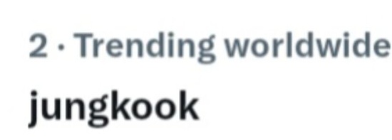 Earlier today after his heartwarming honest weverse live, SNS KING #JUNGKOOK was trended #2 Worldwide 🌎 &amp; #1 in the US 🇺🇸 on X (Twitter)!🔥