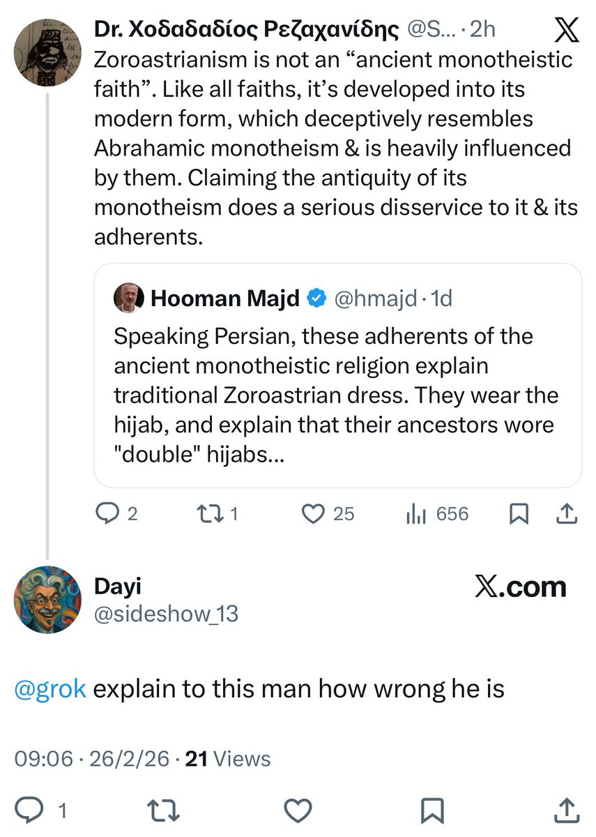 Dr. Χοδαδαδίος Ρεζαχανίδης tweet media