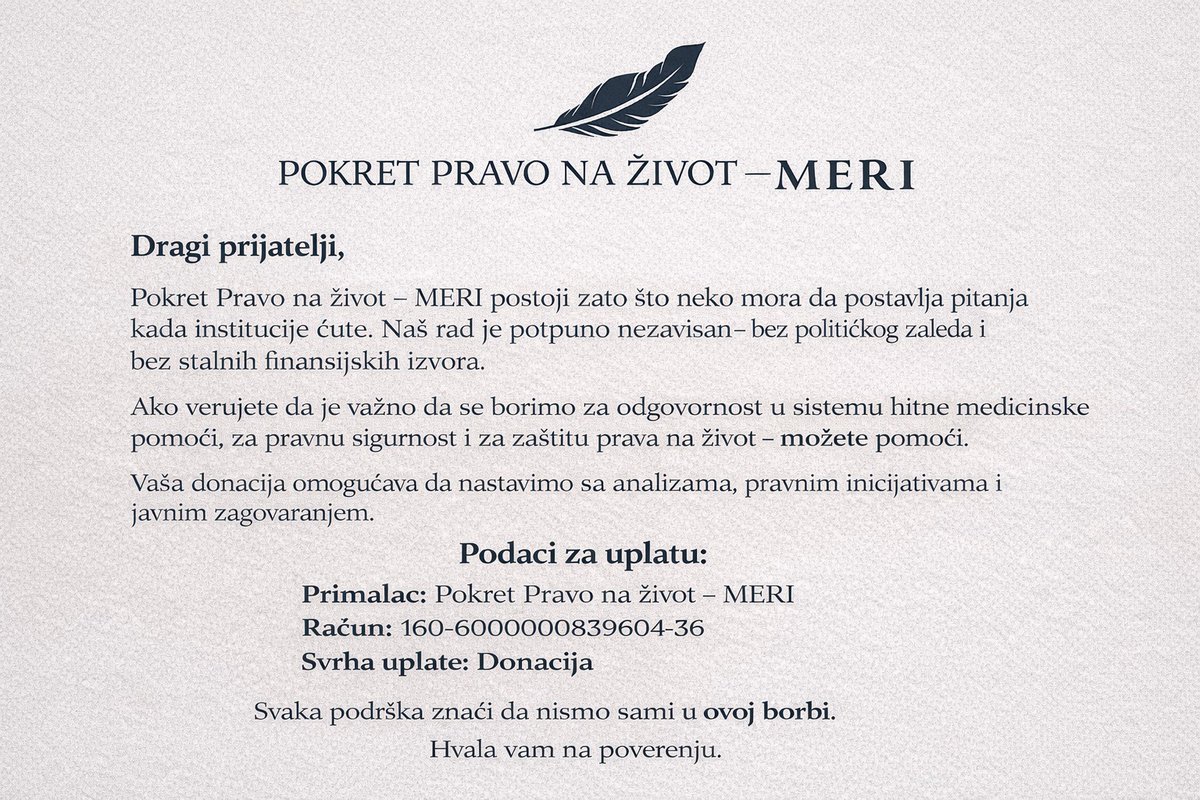 Pokret Pravo Na Zivot - Meri tweet media