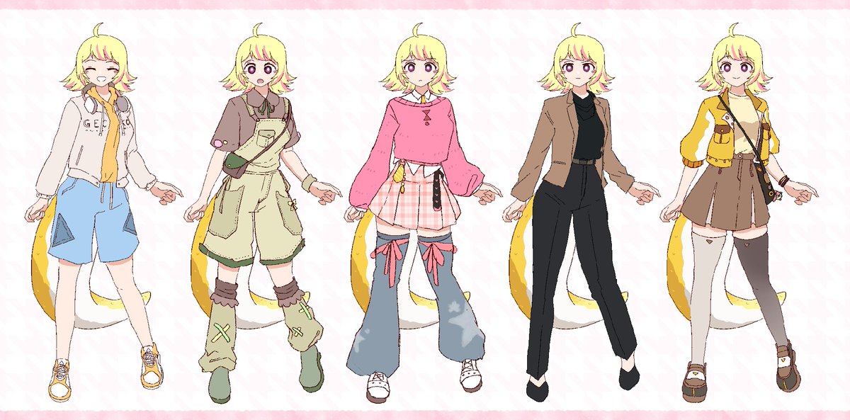 in different outfits
#saygek