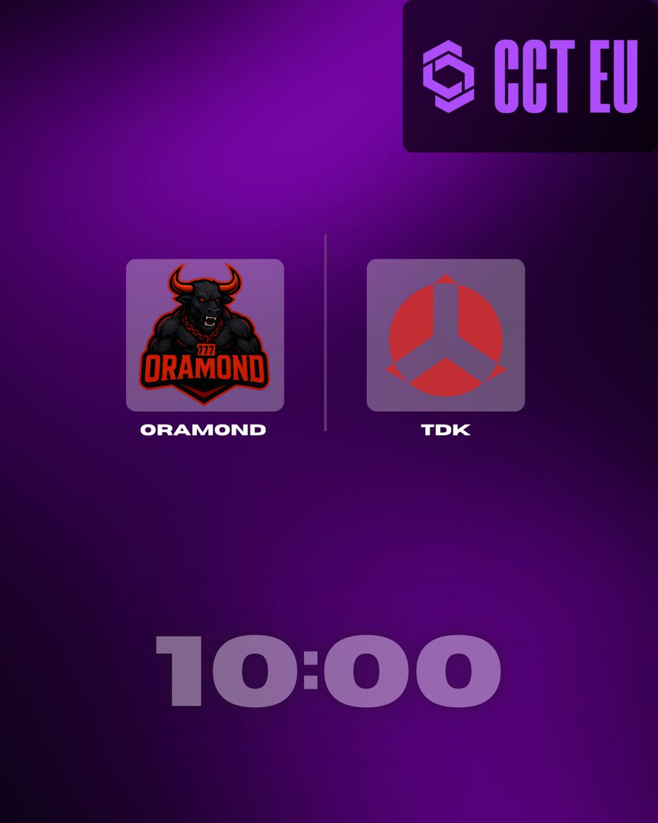 Już dzisiaj o godzinie 10:00 podejmiemy drużynę TDK🇷🇺 w Turnieju CCT SEASON 3 EUROPE SERIES 16 w walce o półfinał turnieju. Kibicujcie naszym 🇵🇱 

⏰10:00
📺 CCT 2 (KICK)