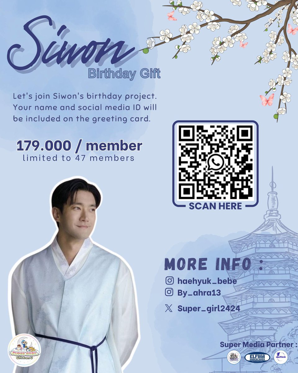 asriprahesti's tweet photo. Siwonest/Unicorns Indonesia, 
Let's join hands for Siwon's original birthday project! https://t.co/TKC7Pc1PcX