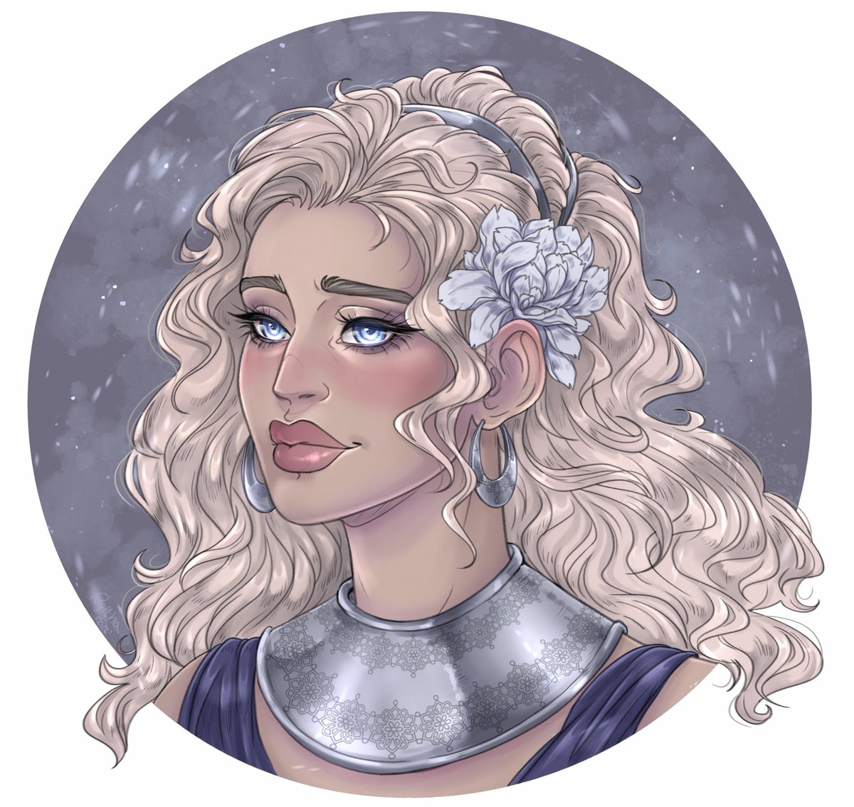 Ryltha's tweet photo. Quaestor Indahlia Vantius / Sketch

Portrait commission for @feralties. Love her design, roman nose with bashful face... she is such a cutie!

#commission #portrtait #sketch #artcommunity #ArtistOnX https://t.co/ff9rpnIfV8