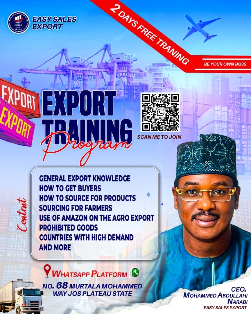 easysalesexport's tweet photo. https://t.co/ppekxDx1Vr

Export business made easy! 🚢📦
Confused about where to start with exports? We are breaking it down for you in a special 2-day intensive training………….see more https://t.co/ZlRFIFiTUR