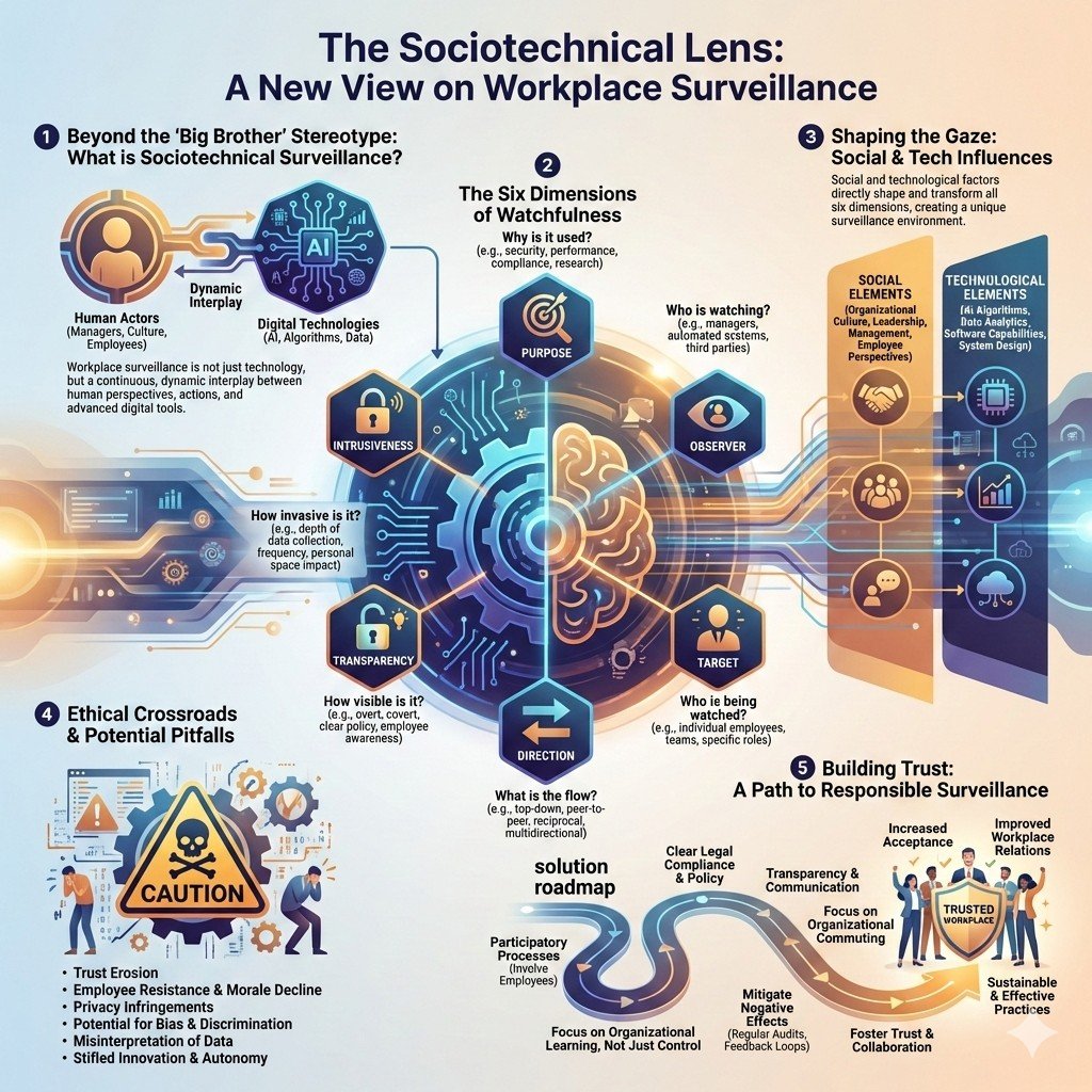 Oh_Kwang_1's tweet photo. The new era of workplace surveillance has come now. It is more than camera recoreding. Here is a news story at Science Aloud https://t.co/cCvSNbL5uy 

#Algorithmic_Surveillance #Datafication #Workplace_Monitoring #sociotechnical #organizational_culture https://t.co/WXiGMBZkgA