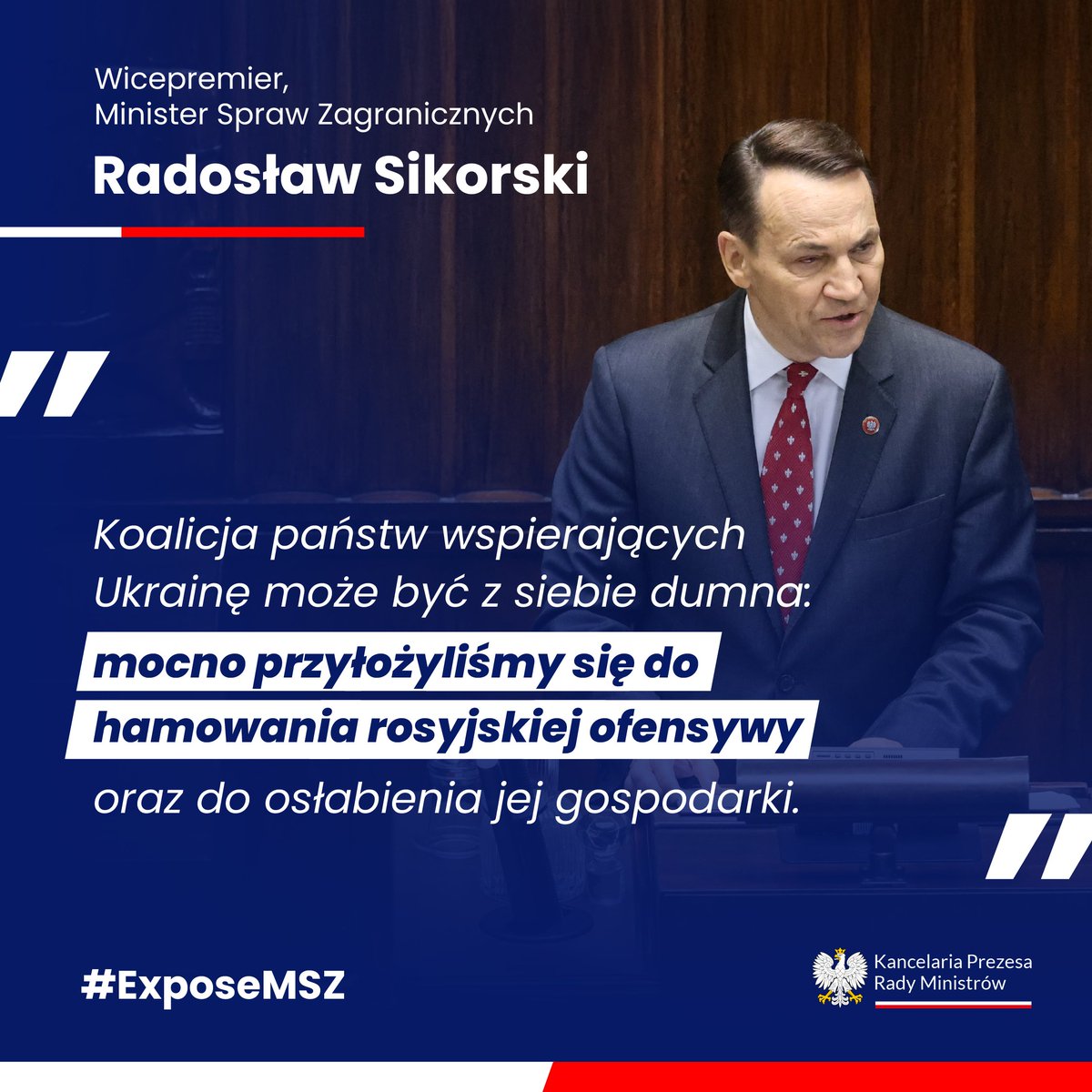 PremierRP's tweet image. 💬 Wicepremier @sikorskiradek podczas #ExposeMSZ ⤵️