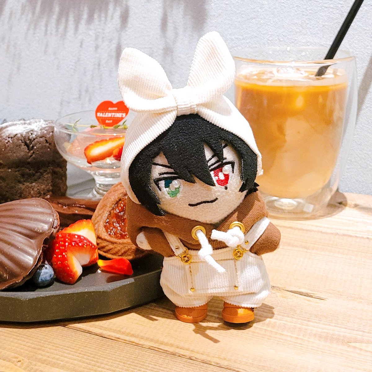 🎀受注頒布のお知らせ🎀
お待たせしました、こちらのシャツコーデュロイのサロペットセットを受注で通頒します！全6色🎶
チェックして頂けると嬉しいです☺️

🛒 ateliermtg2.cart.fc2.com

✅2/28(土)21:05〜3/1(日)23:59
✅12cmぬい用サイズ
✅受注ですが数に上限はあります！
※早期終了の場合も有