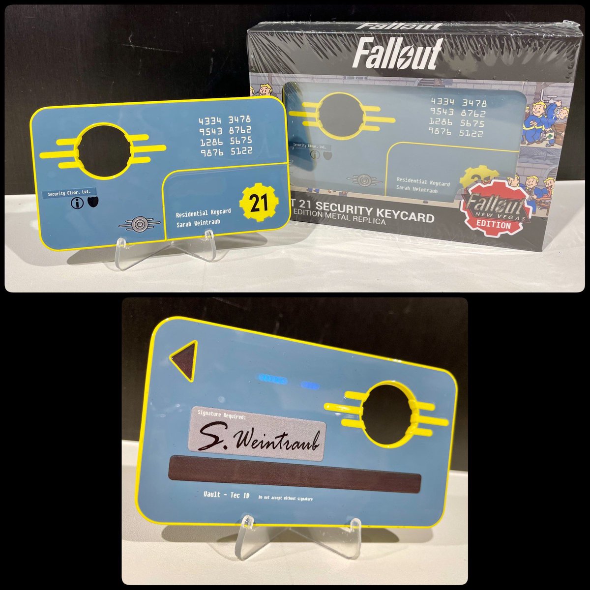 📣新商品🎉 #fallout 👍 セキュリティキーカード Vault21 レプリカ