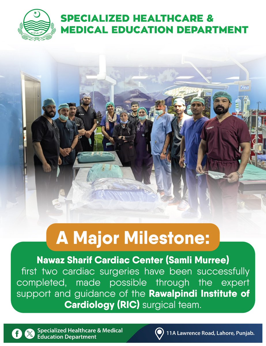 Specialized Healthcare & Medical Education Deptt. tweet media