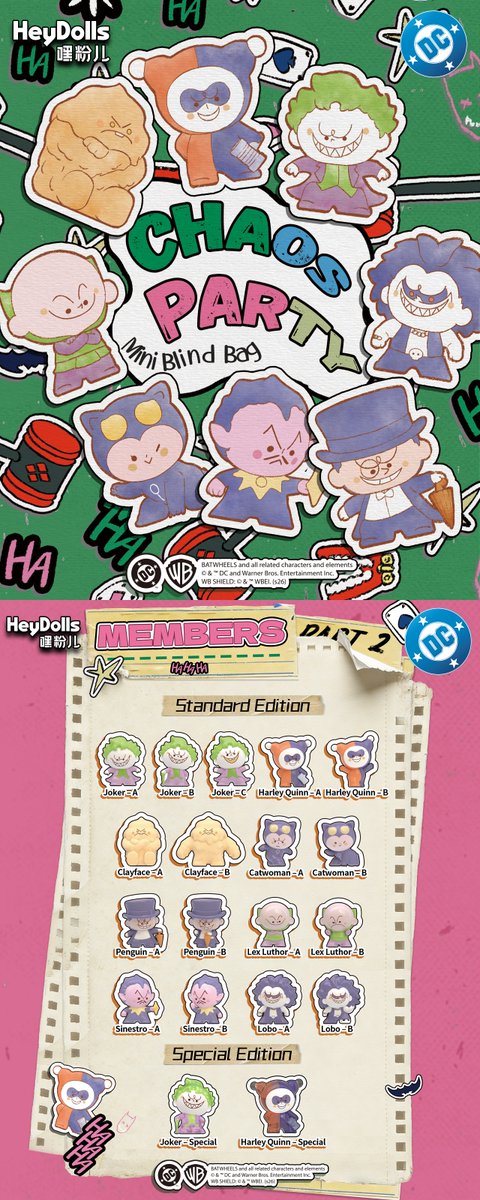 Heydolls_global's tweet photo. ๐ฅ๐๐๐๐๐๐๐๐๐๐๐ฅ
When chaos becomes the only order, The villains are ready to take the stage!
โฐ Launch: March 13th, 10:00 AM
#Heydolls #Suplay #Blindbag #DC https://t.co/bsOogkATOo