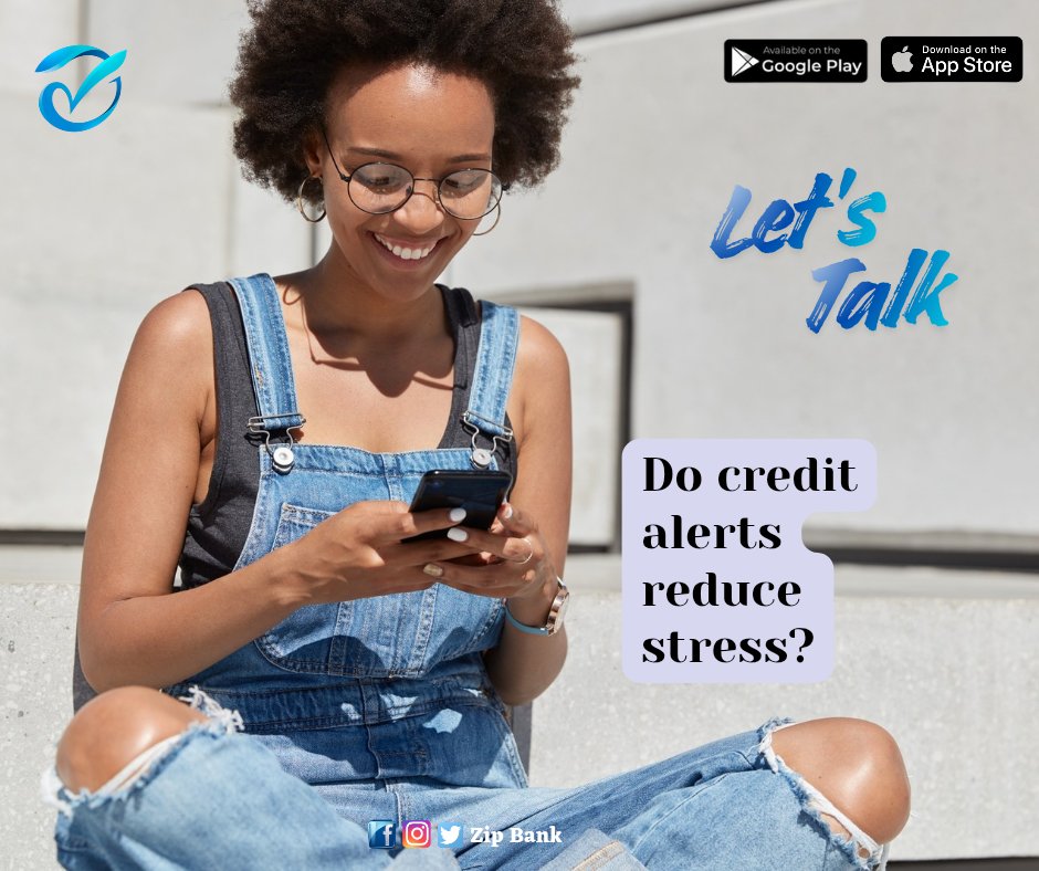 Zipbank__'s tweet image. Does credit alert really reduce stress🤔? Drop your opinion in the comment section. #zipbank #bankingwithoutboundaries #mobilebanking