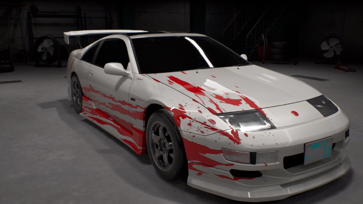 何かを吹っ飛ばしたレンタカーZ32君 #首都高バトル