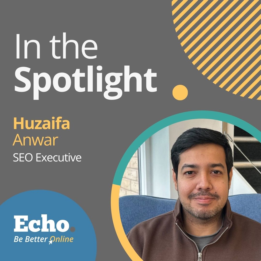 We’re thrilled that Huzaifa joined Echo in January as a SEO Executive! He’s already proving to be a perfect fit, helping to provide technical SEO.

🧐 Want to be part of the Echo Team? Click the link below to view our current career opportunities ➡️ echowebsolutions.co.uk/about/careers/

#SEO
